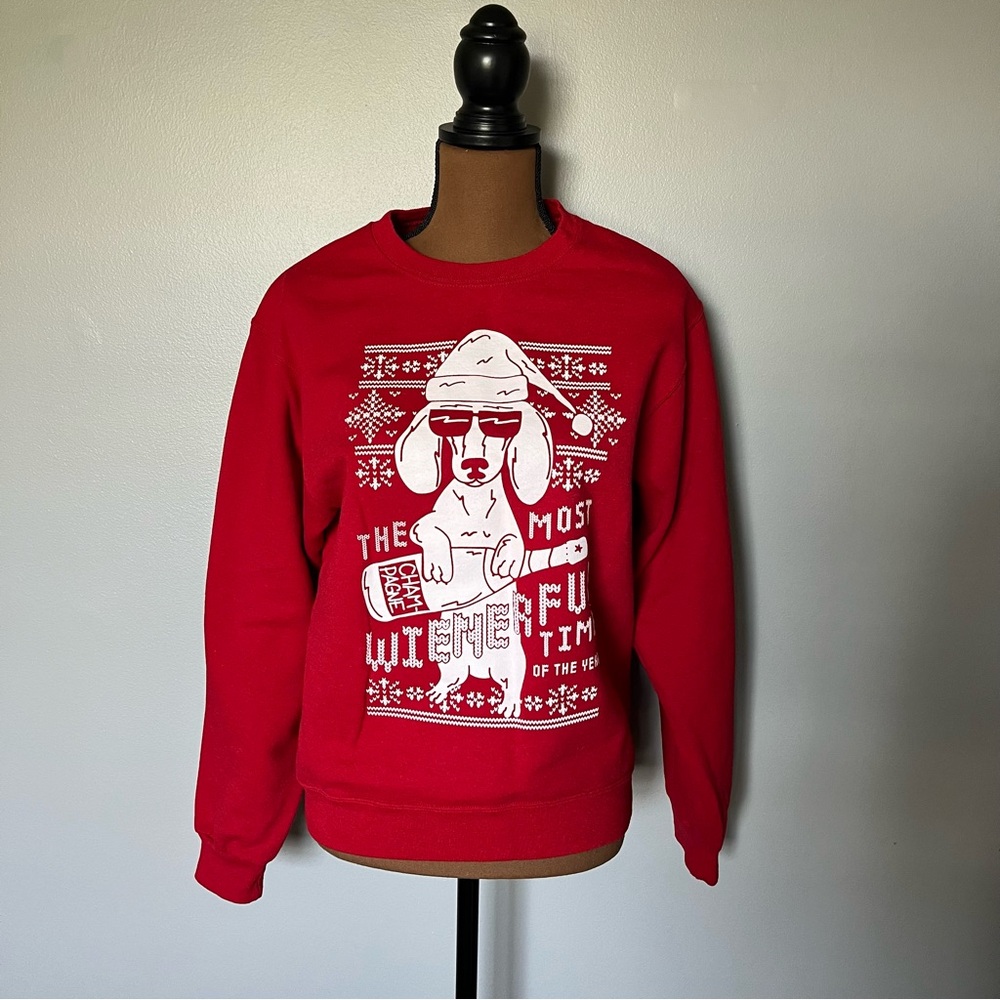 Bean Goods The Most Weinerful Time Of The Year Christmas Sweatshirt